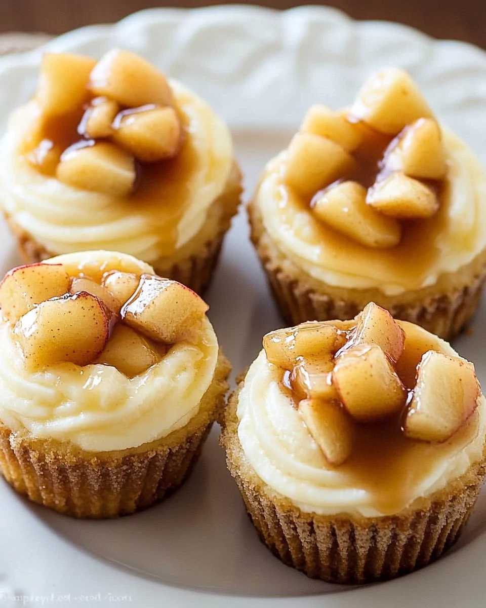 Apple Crisp Mini Cheesecakes Apple Crisp Mini Cheesecakes