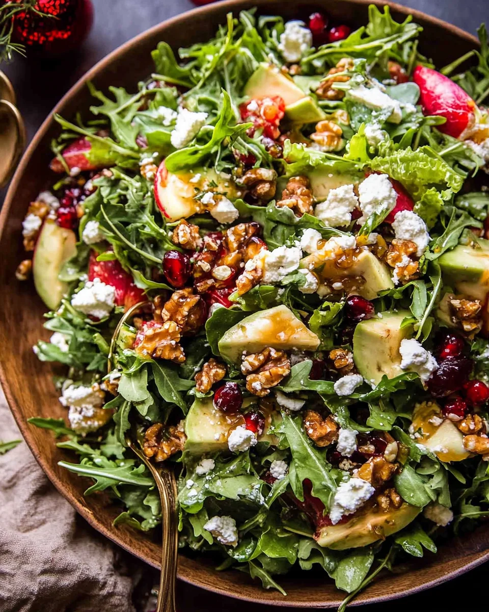 Christmas Salad with Honey Mustard Dressing Christmas Salad with Honey Mustard Dressing
