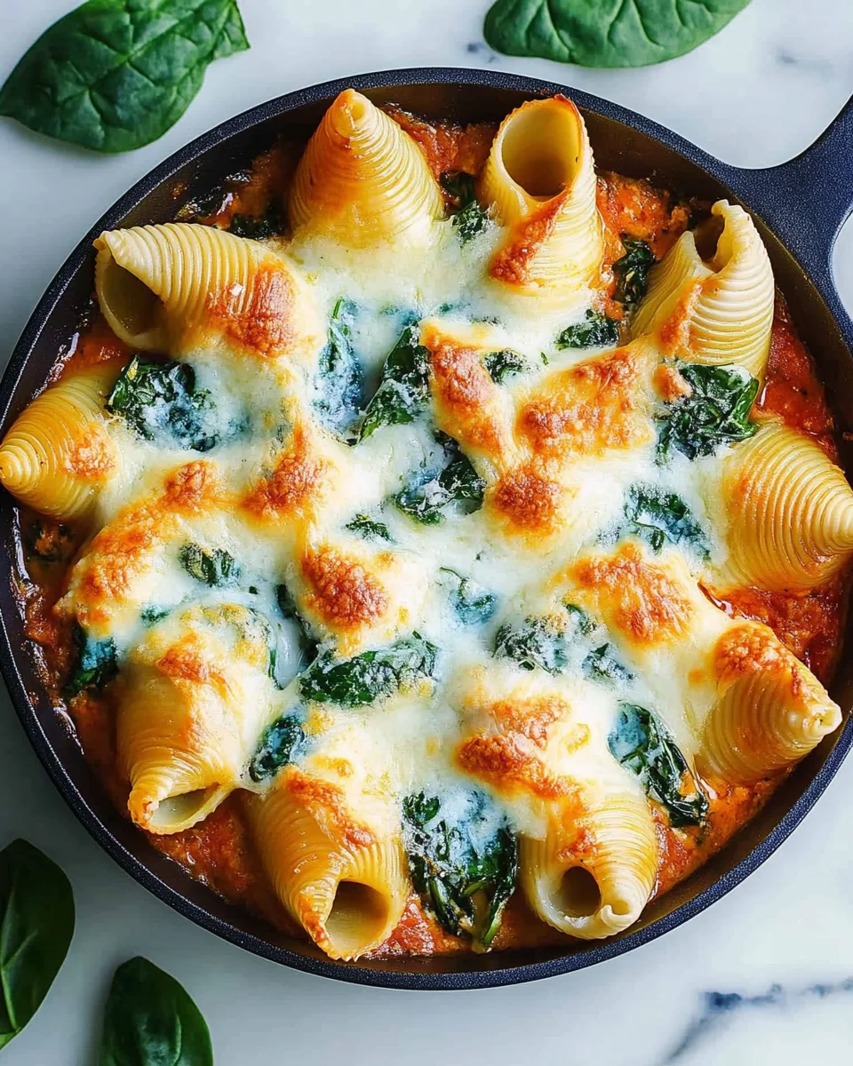 Easy Spinach & Ricotta Stuffed Shells Easy Spinach & Ricotta Stuffed Shells
