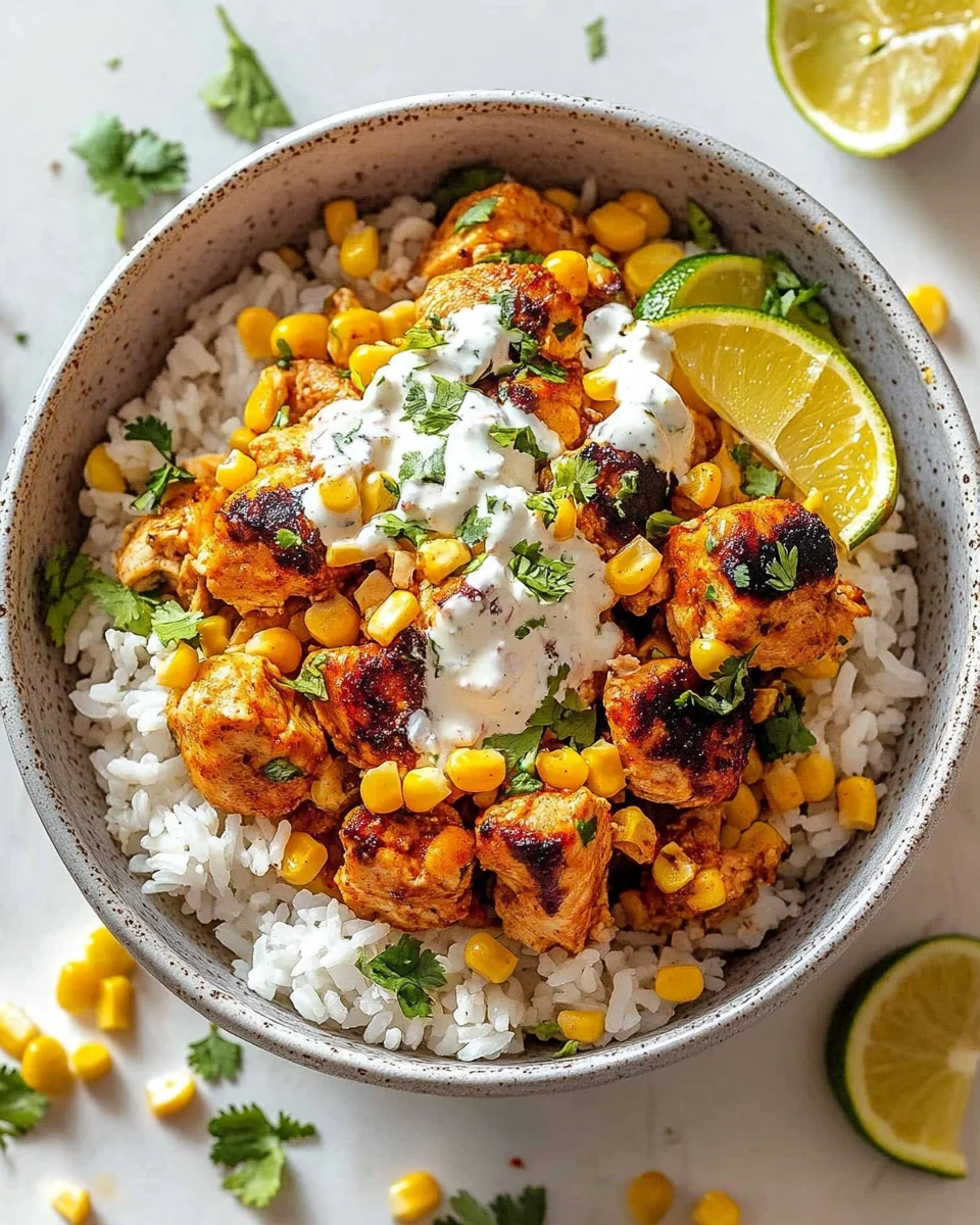 Easy Street Corn Chicken Rice Bowl Easy Street Corn Chicken Rice Bowl