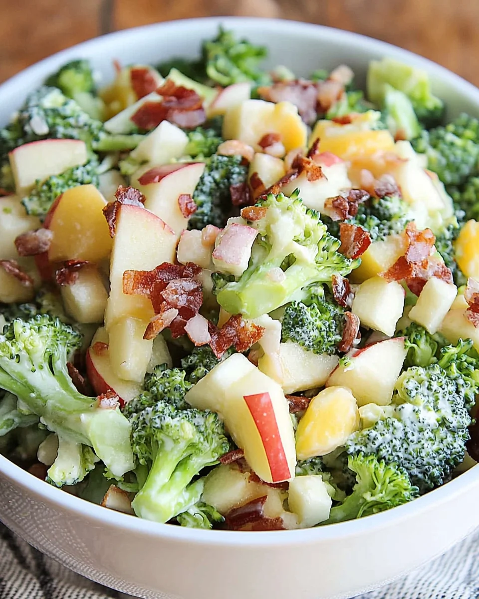 Honeycrisp Apple and Broccoli Salad Honeycrisp Apple and Broccoli Salad