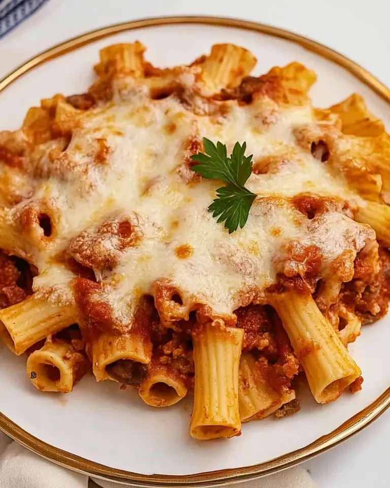 Italian Sausage Baked Ziti