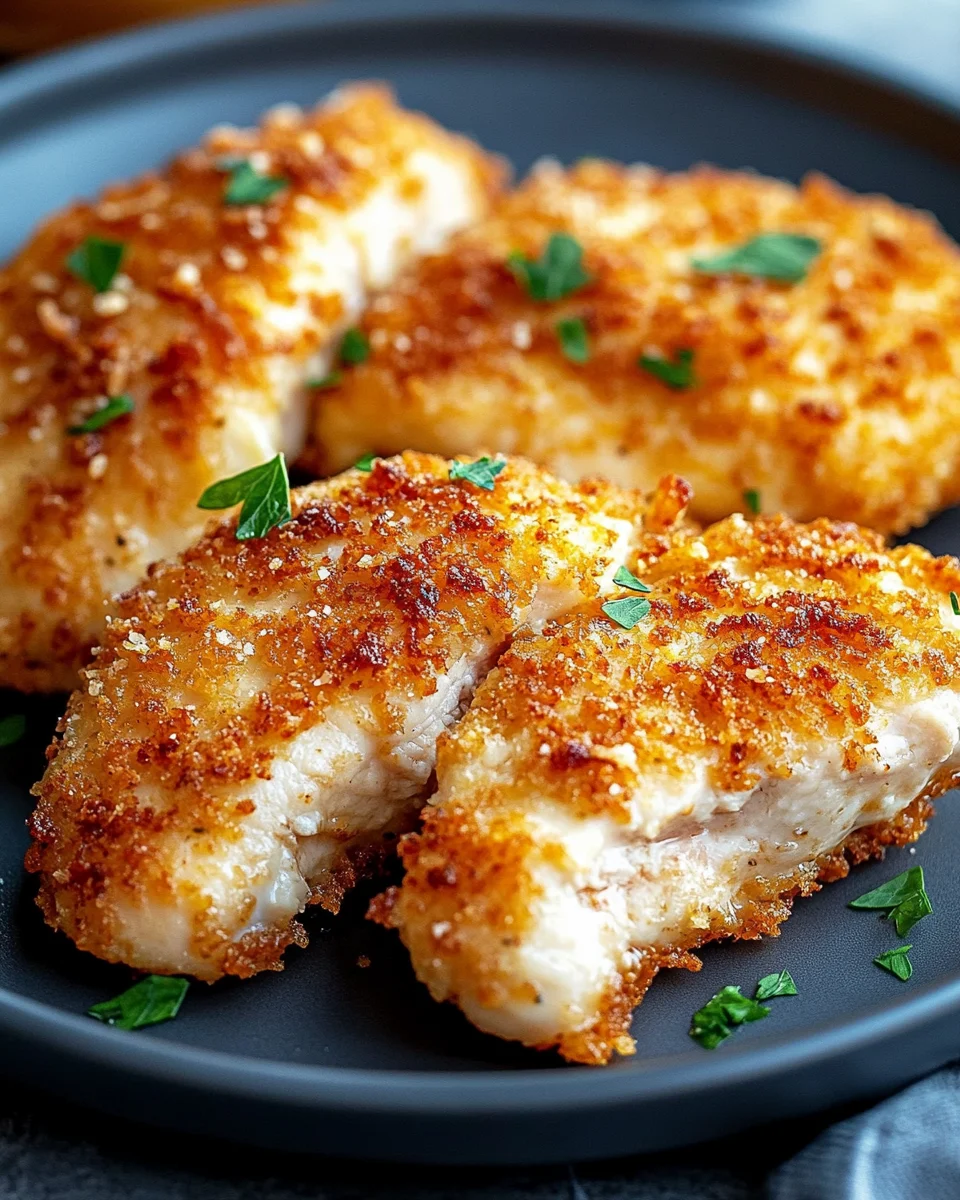 Parmesan Crusted Chicken Parmesan Crusted Chicken