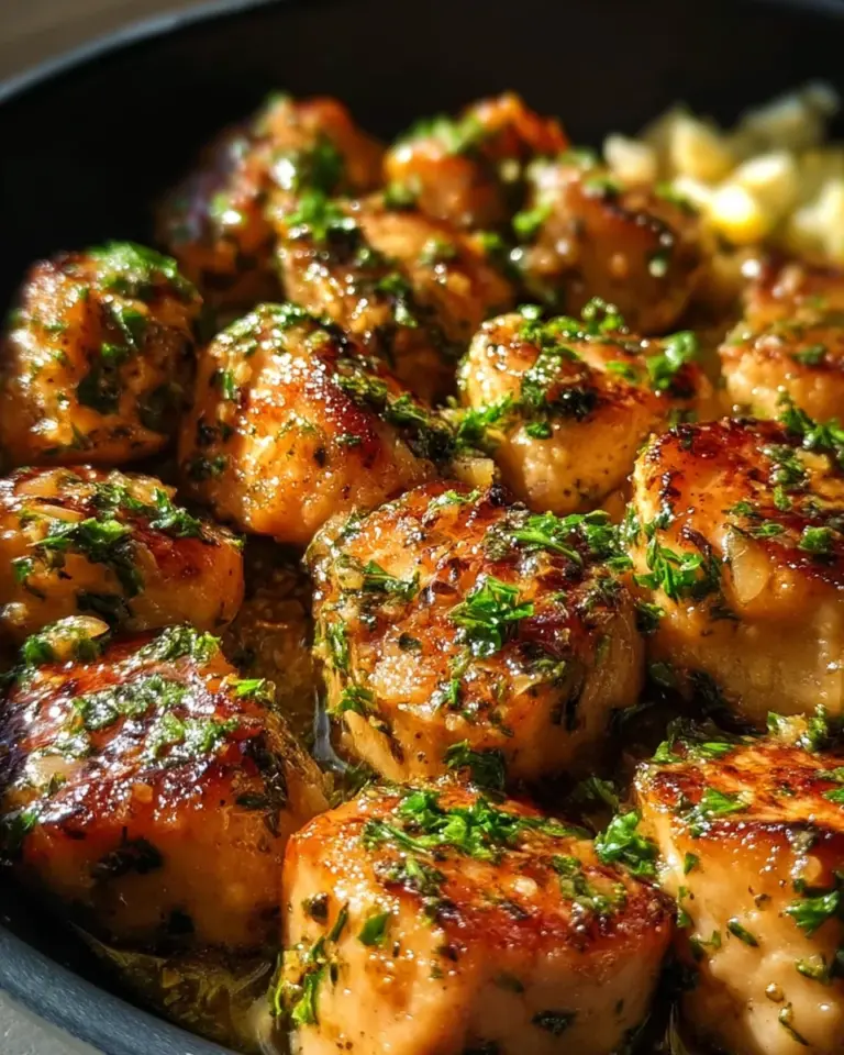15-Minute Garlic Butter Chicken Bites