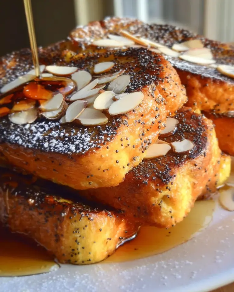 Almond Poppy Seed French Toast
