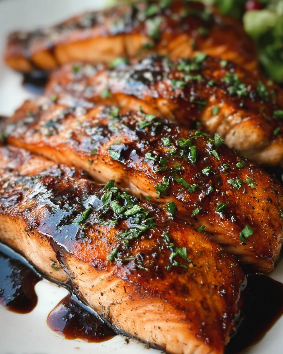 Balsamic Glazed Salmon Balsamic