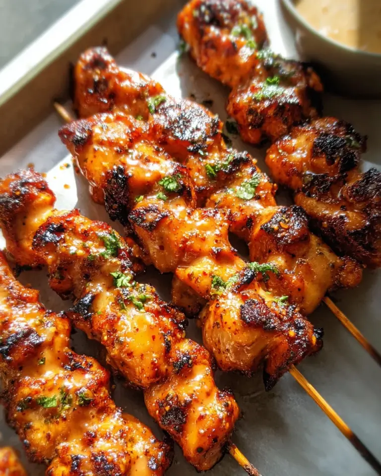 Bang Bang Chicken Skewers