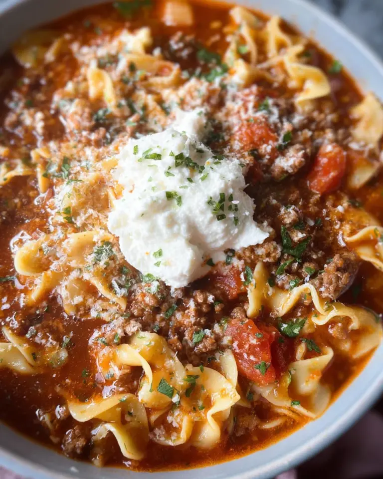 Best Lasagna Soup Recipe