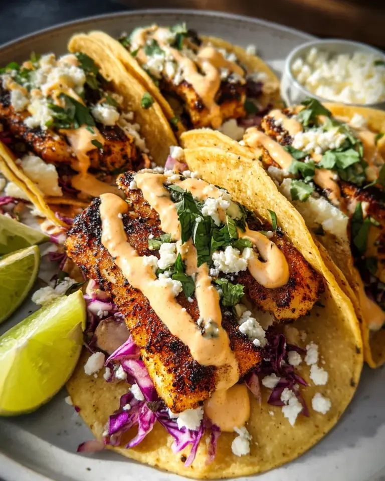 Blackened Fish Tacos