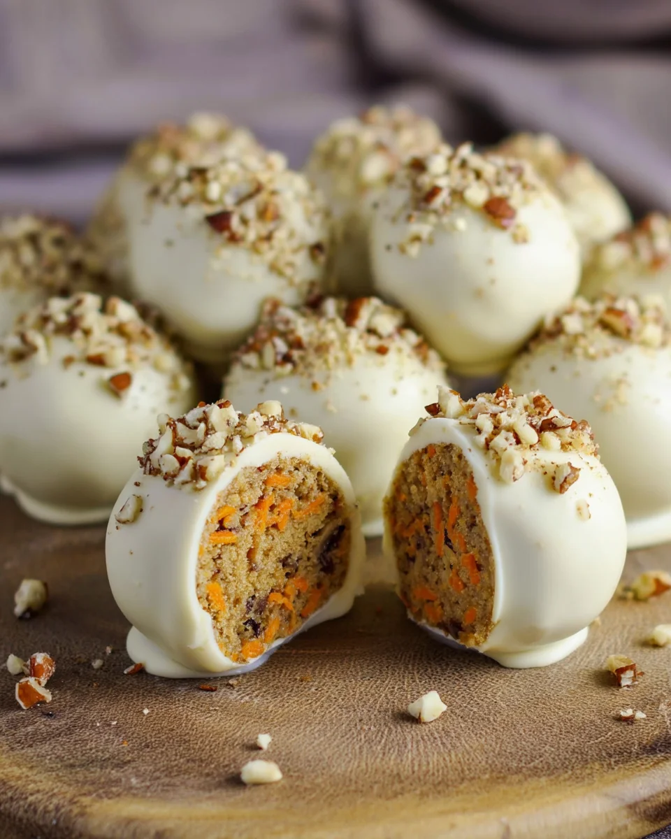 Carrot Cake Ball Truffles Carrot