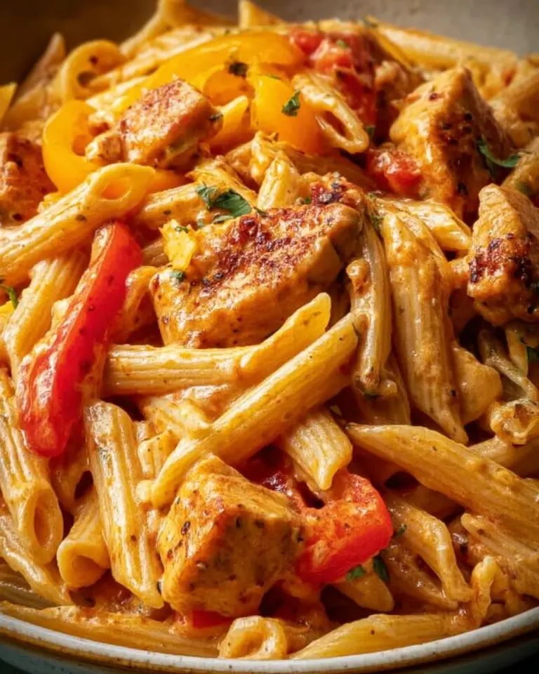 Cashew Cream Cajun Chicken Pasta