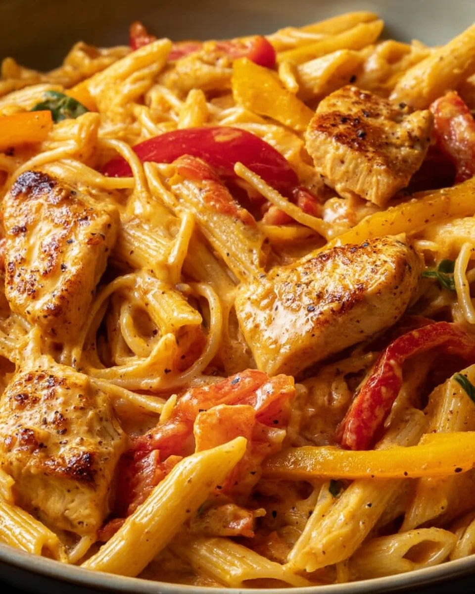 Cashew Cream Cajun Chicken Pasta Cashew