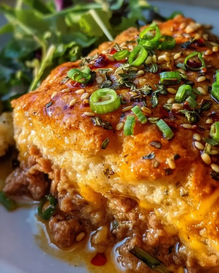 Cheddar Bay Ground Beef Cobbler