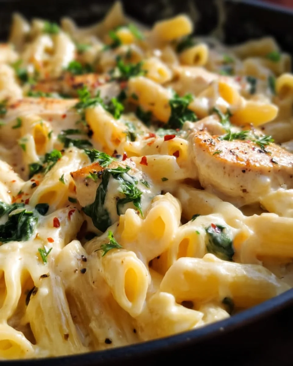Cheesy Chicken Pasta Cheesy