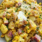 Cheesy Potato Egg Scramble Cheesy Potato Egg Scramble