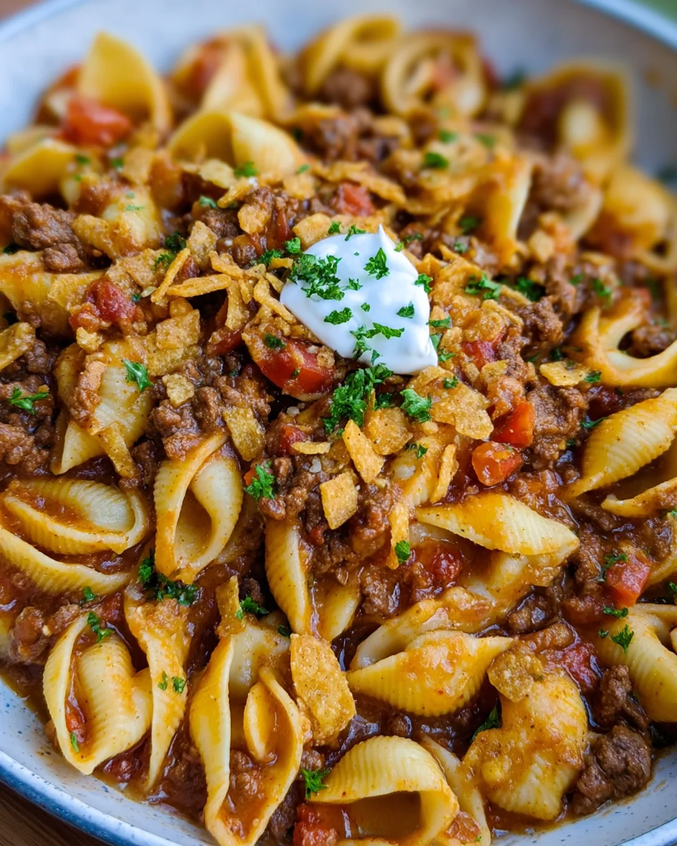 Cheesy Taco Pasta Cheesy Taco Pasta