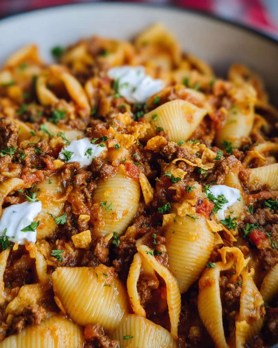 Cheesy Taco Pasta Cheesy