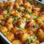 Chicken Bacon Ranch Tater Tot Casserole Chicken Bacon Ranch Tater Tot Casserole