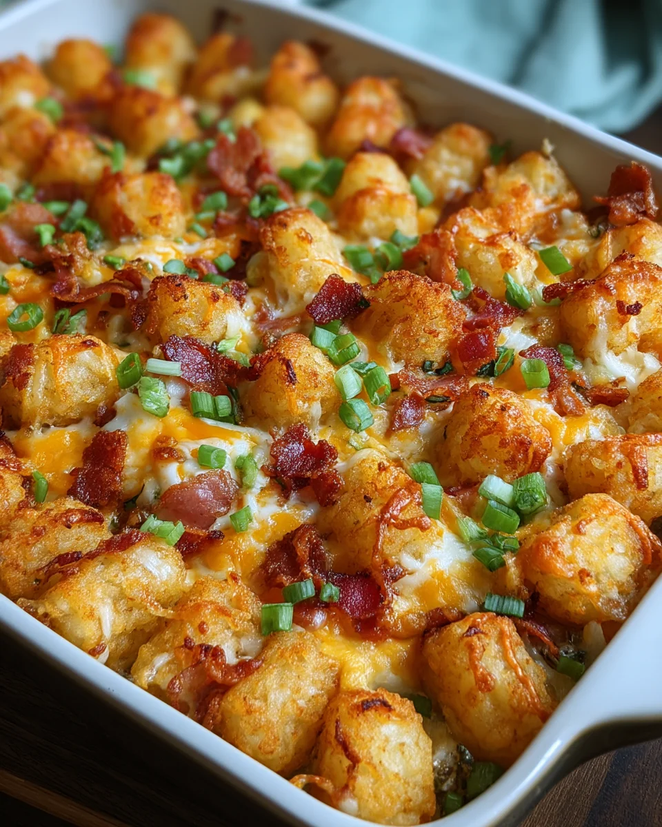 Chicken Bacon Ranch Tater Tot Casserole Chicken
