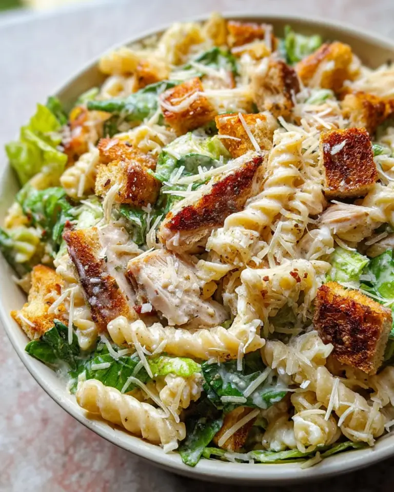 Chicken Caesar Pasta Salad