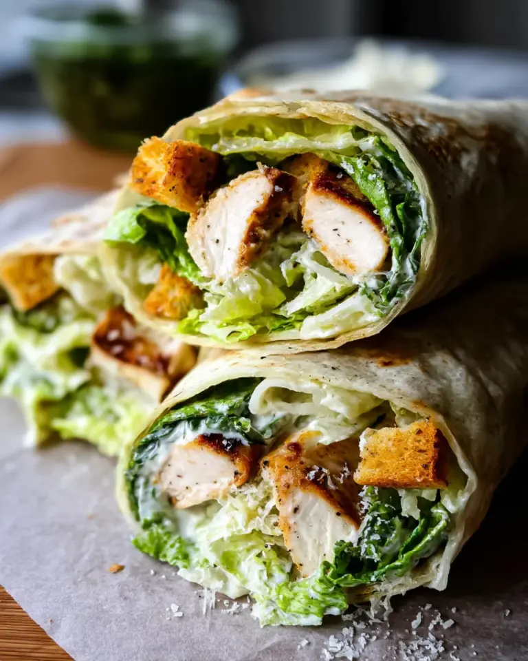 Chicken Caesar Wraps