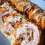 Chicken Cordon Bleu with Cheese Sauce Chicken Cordon Bleu with Cheese Sauce