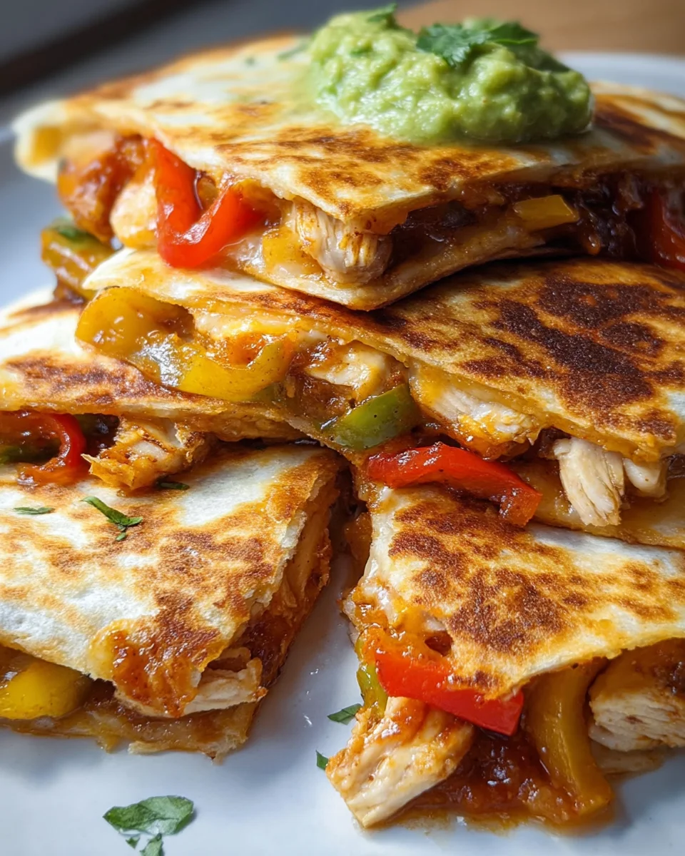 Chicken Fajita Quesadillas Chicken