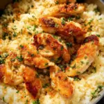Chicken Scampi with Garlic Parmesan Rice Chicken Scampi with Garlic Parmesan Rice