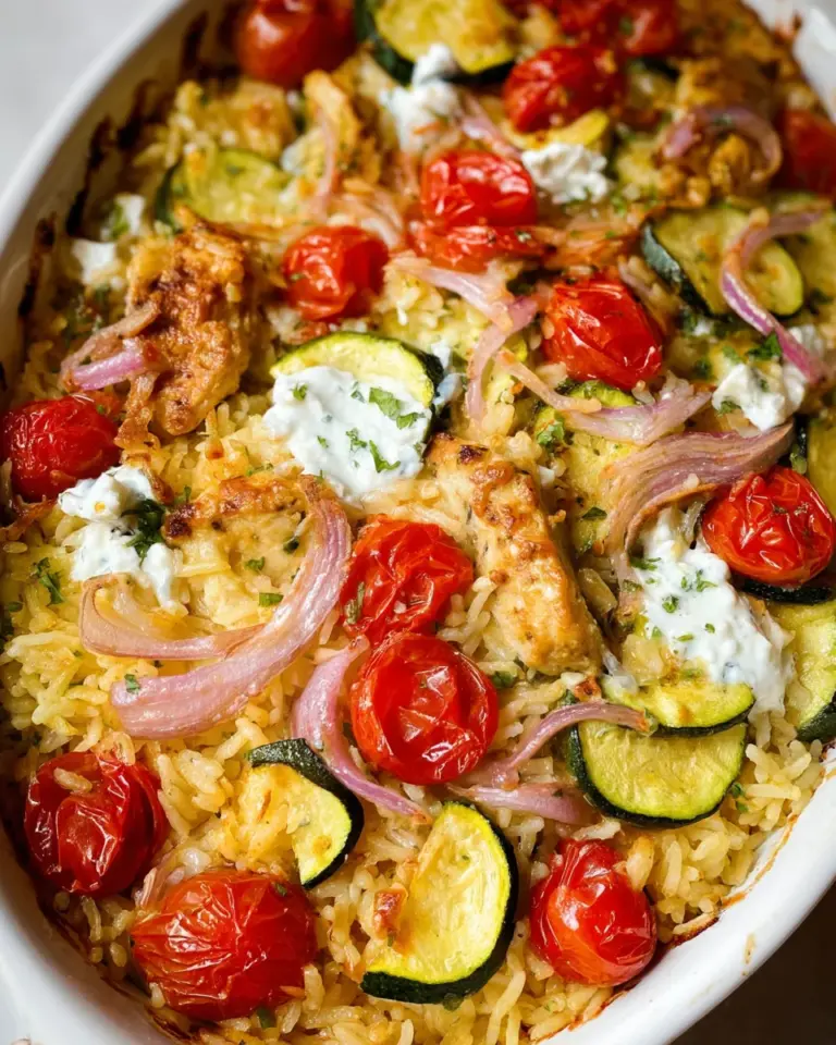 Chicken Tzatziki Casserole