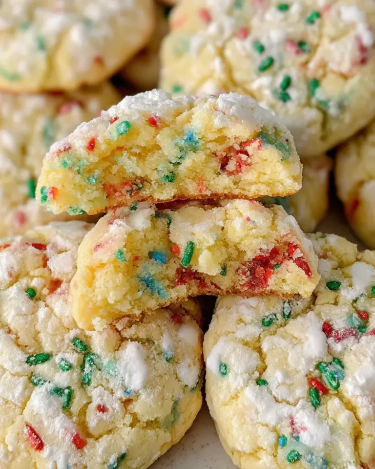 Christmas Gooey Butter Cookies