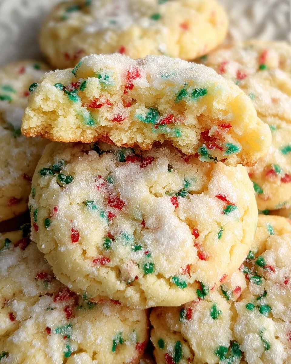 Christmas Gooey Butter Cookies Christmas