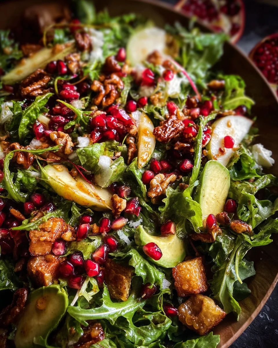 Christmas Salad with Honey Mustard Dressing Christmas Salad with Honey Mustard Dressing