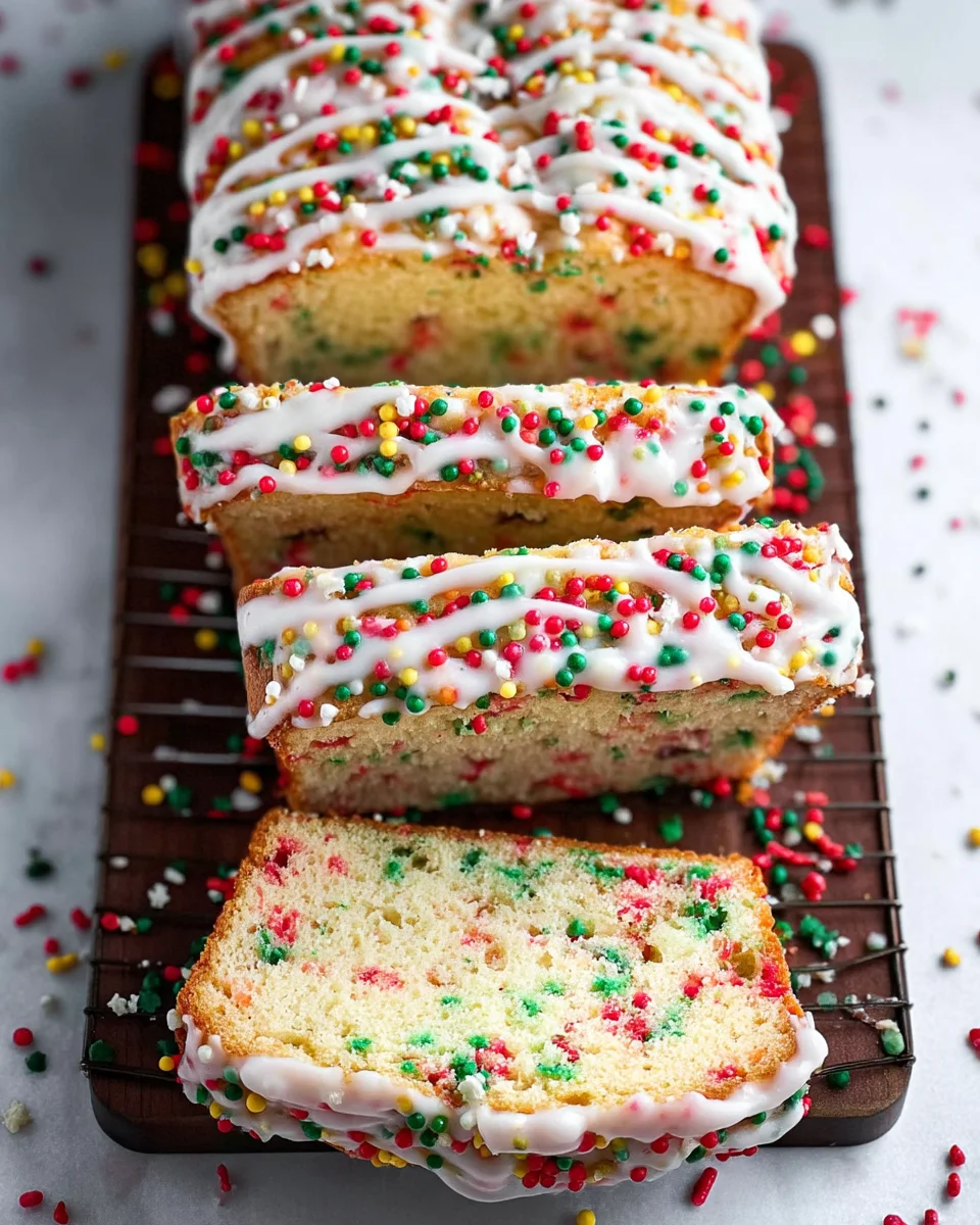 Christmas Sprinkle Buttermilk Bread Christmas