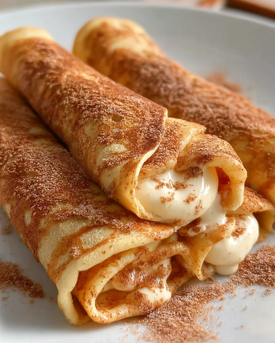 Cinnamon Roll Protein Crepes Cinnamon