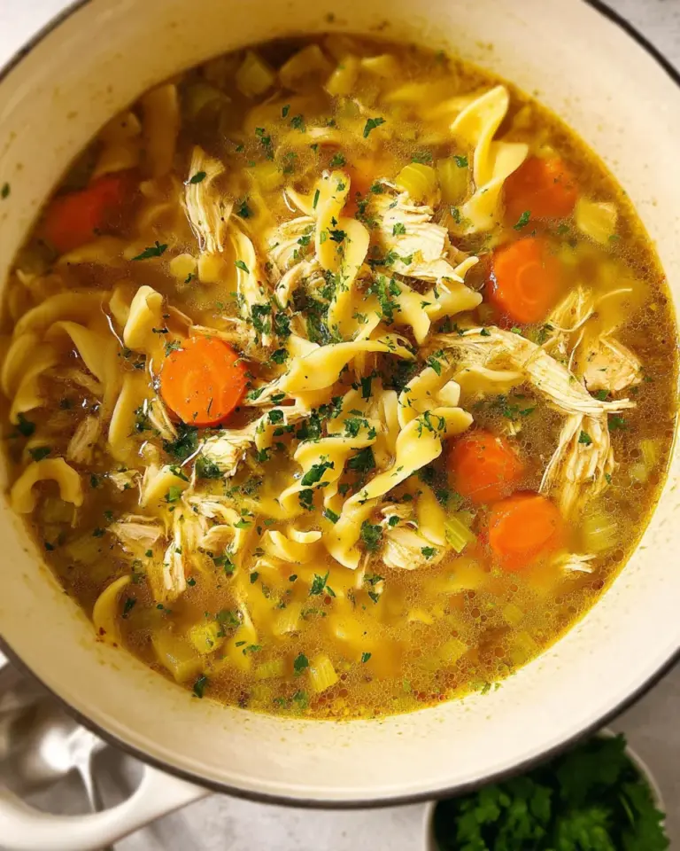 Classic Rotisserie Chicken Noodle Soup