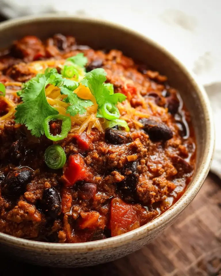 Classic Slow Cooker Chili