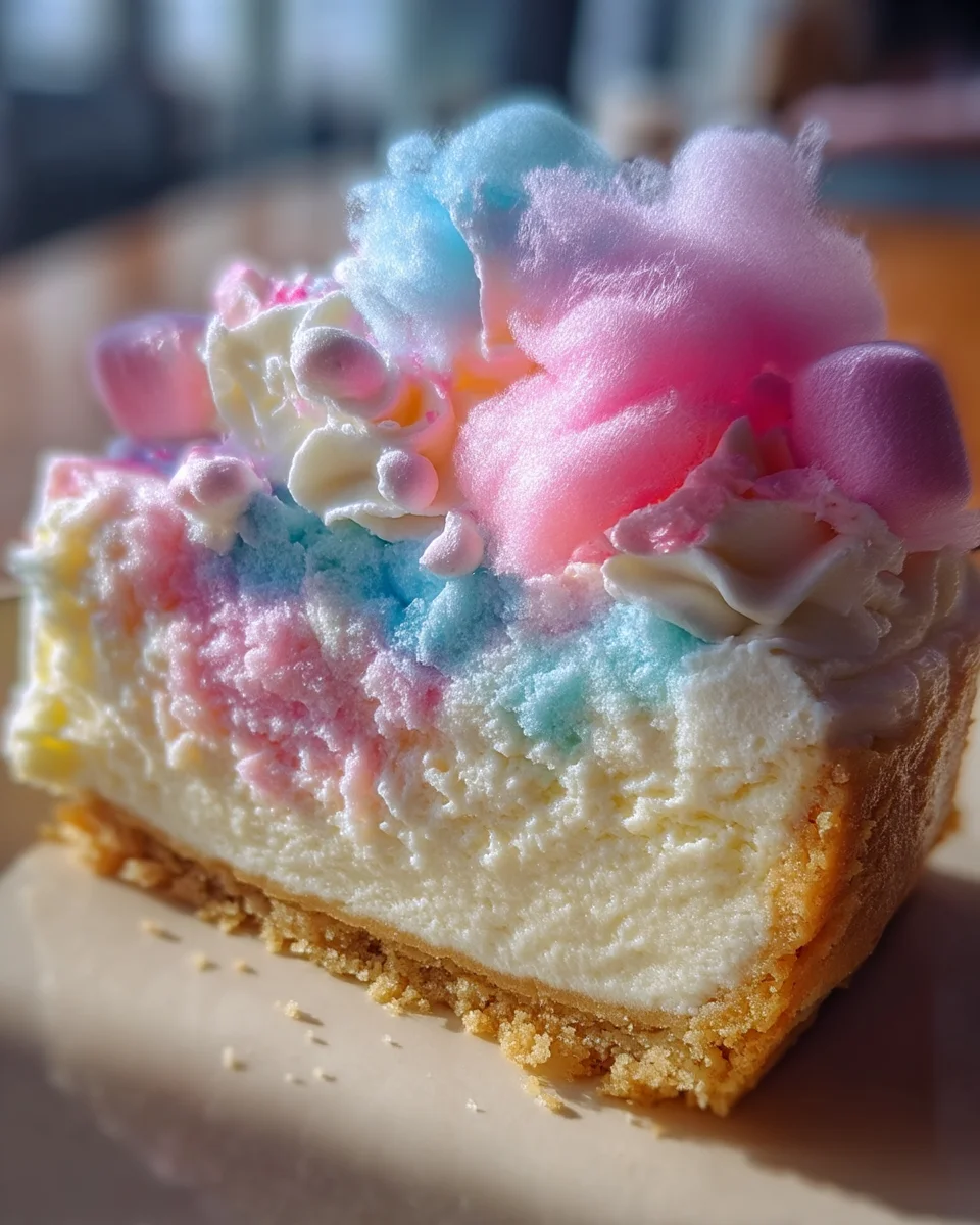Cotton Candy Cheesecake Cotton