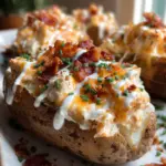 Crack Chicken Stuffed Baked Potatoes Crack Chicken Stuffed Baked Potatoes