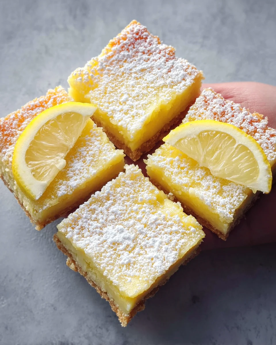 Cream Cheese Lemon Bars Cream