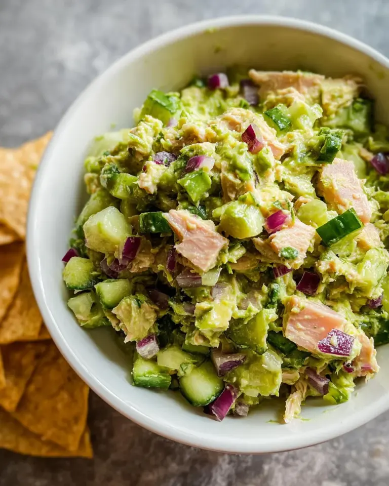 Creamy Avocado Tuna Salad
