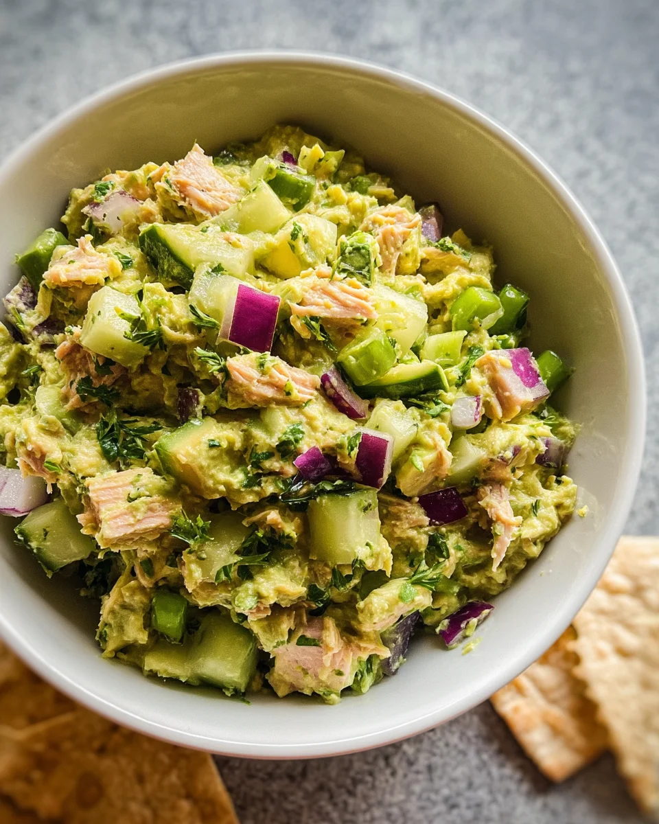 Creamy Avocado Tuna Salad Creamy
