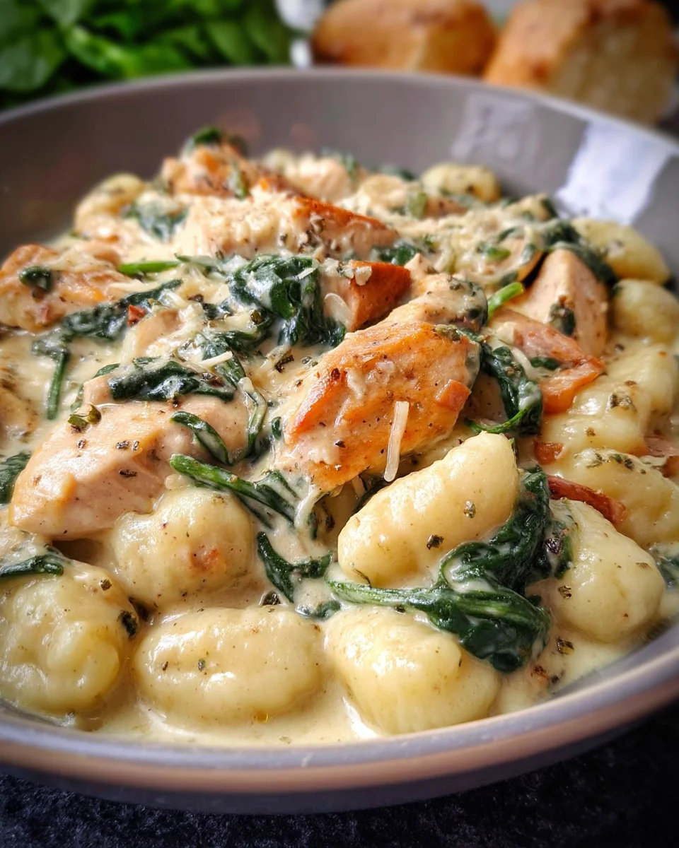 Creamy Chicken Gnocchi Creamy