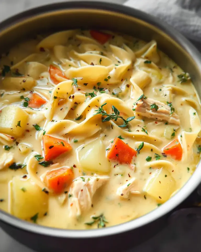 Creamy Chicken Noodle Soup