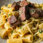 Creamy Garlic Parmesan Steak Pasta Creamy Garlic Parmesan Steak Pasta