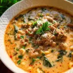 Creamy Parmesan Italian Sausage Ditalini Soup Creamy Parmesan Italian Sausage Ditalini Soup