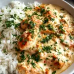 Creamy Smothered Chicken and Rice Creamy Smothered Chicken and Rice