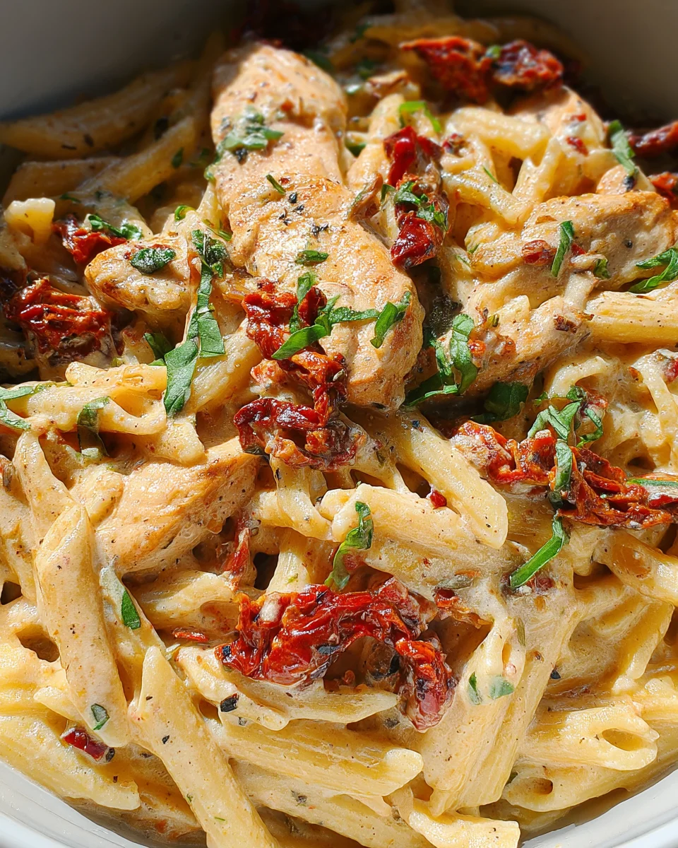 Creamy Sun-Dried Tomato Chicken Pasta Creamy Sun-Dried Tomato Chicken Pasta