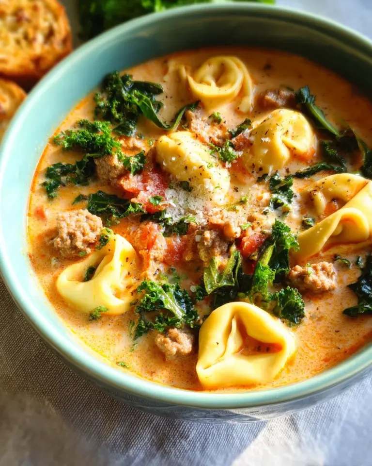 Creamy Tortellini Soup