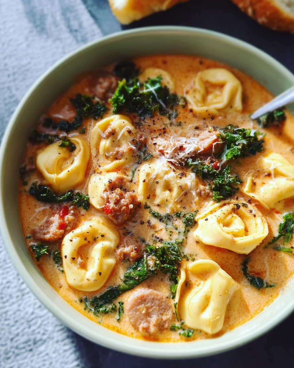 Creamy Tortellini Soup Creamy