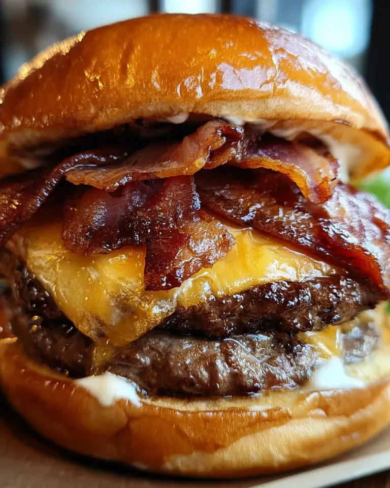 Crispy Bacon Burgers